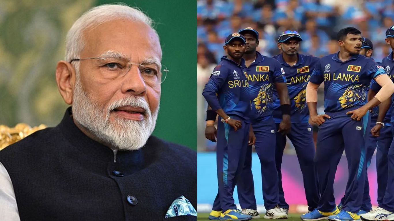 Sanath Jayasuriya ,  PM Modi  , Sri Lankan cricket team