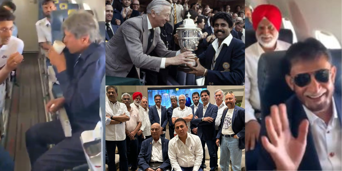 kapil dev and sunil gavaskar 1983 world champions celebration 40 years of victory
