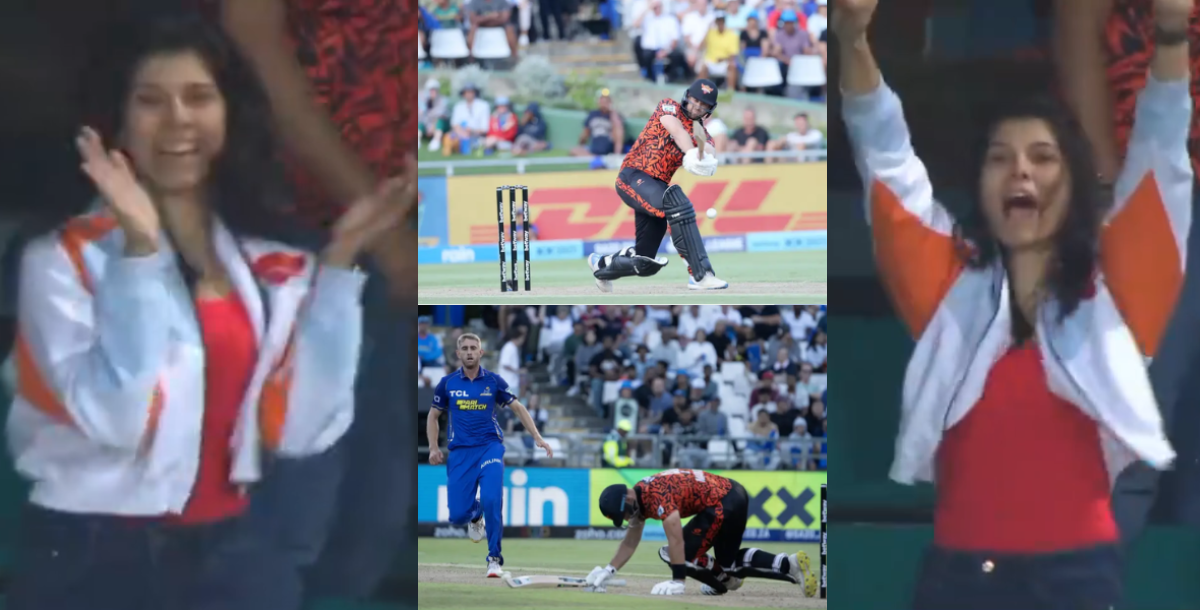 kavya-maran reaction video goes viral when sunrisers eastern cape beats mi cape town by 4 run