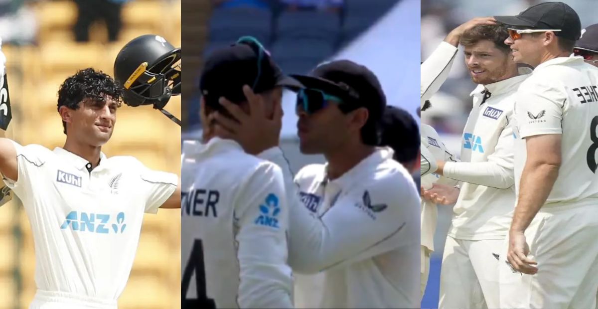 Rachin Ravindra ,  Mitchell Santner , Rishabh Pant