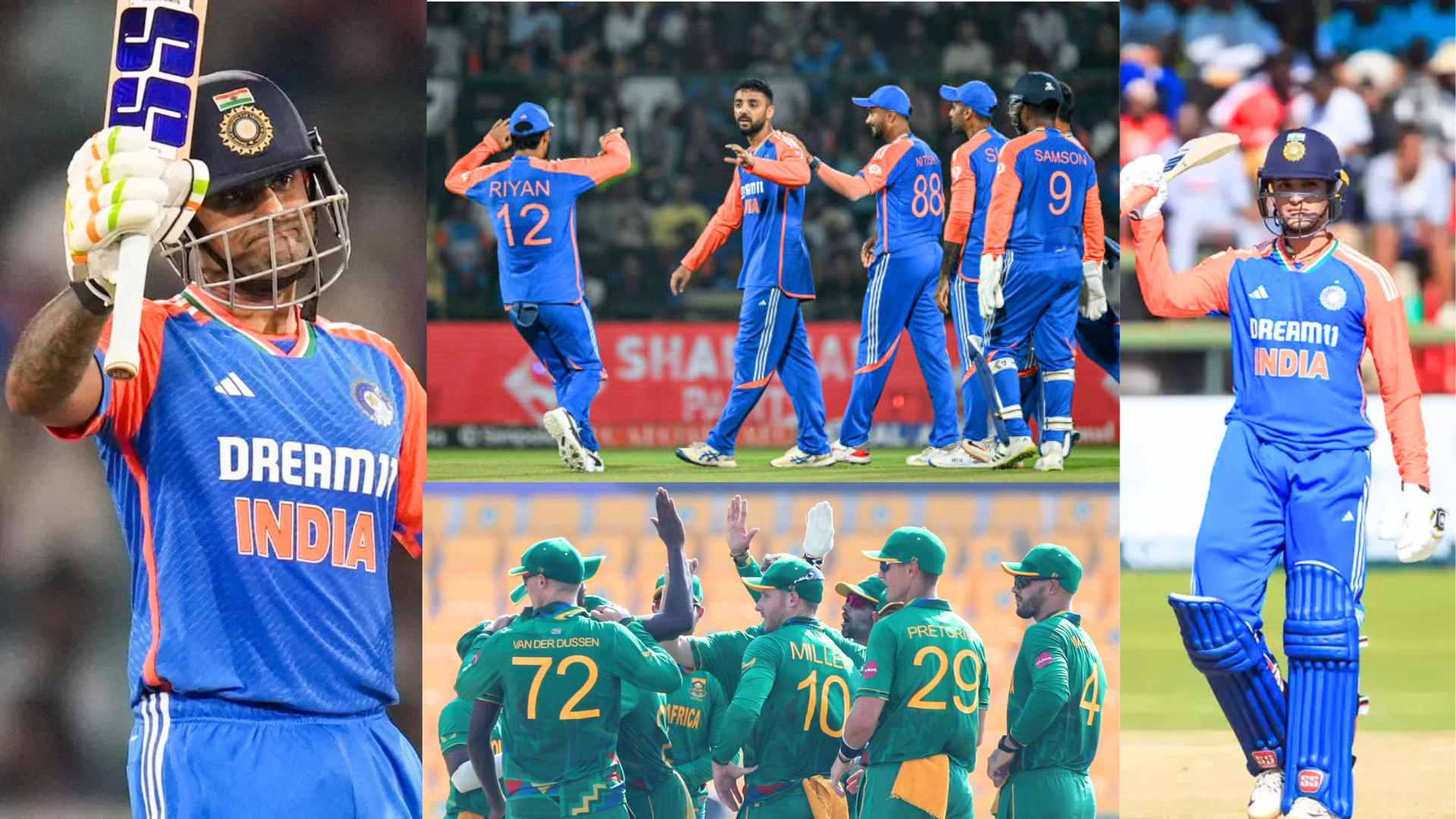 दक्षिण अफ्रीका के खिलाफ टी20 सीरीज के लिए 17 सदस्यीय Team India का ऐलान, अभिषेक-तिलक-पंत-वरूण बाहर,...