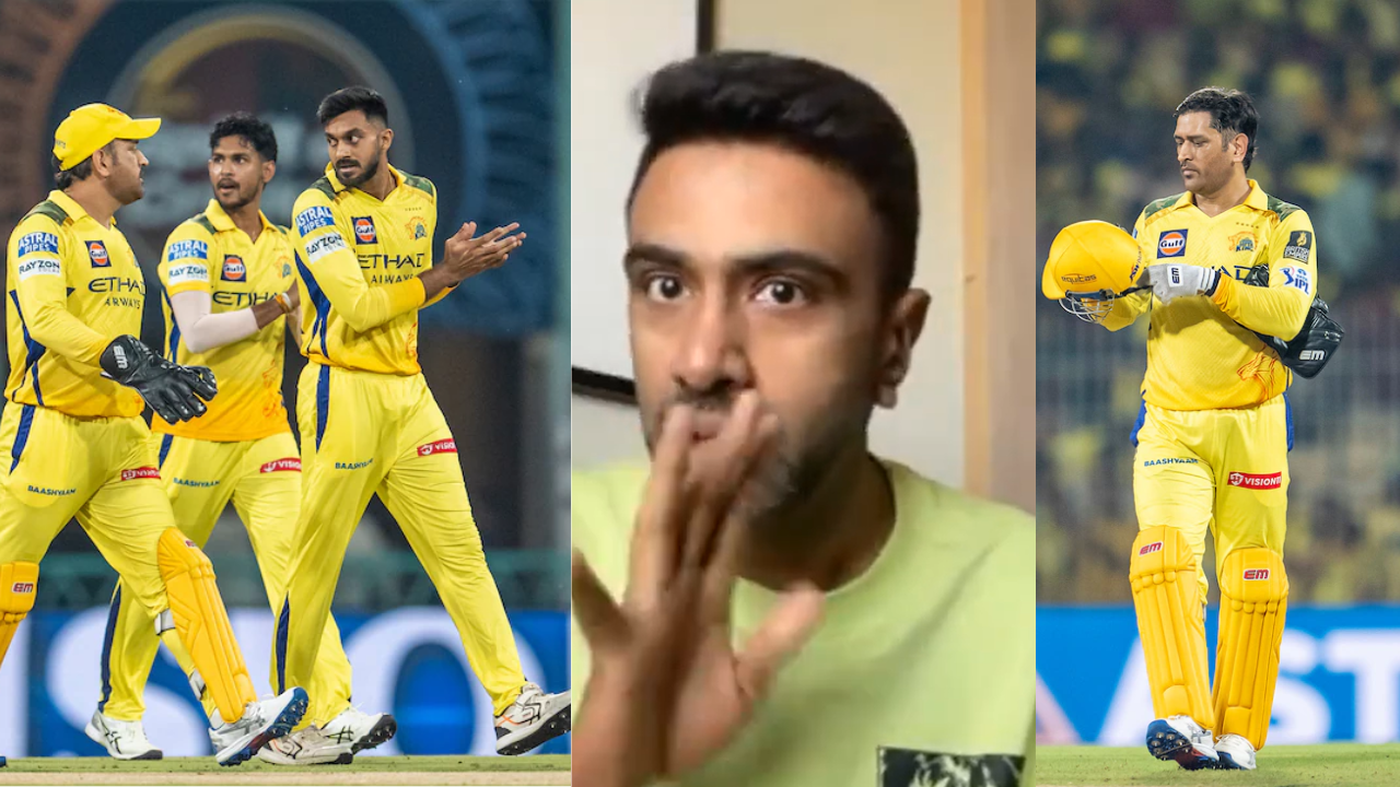 ashwin ms dhoni csk ipl 2025