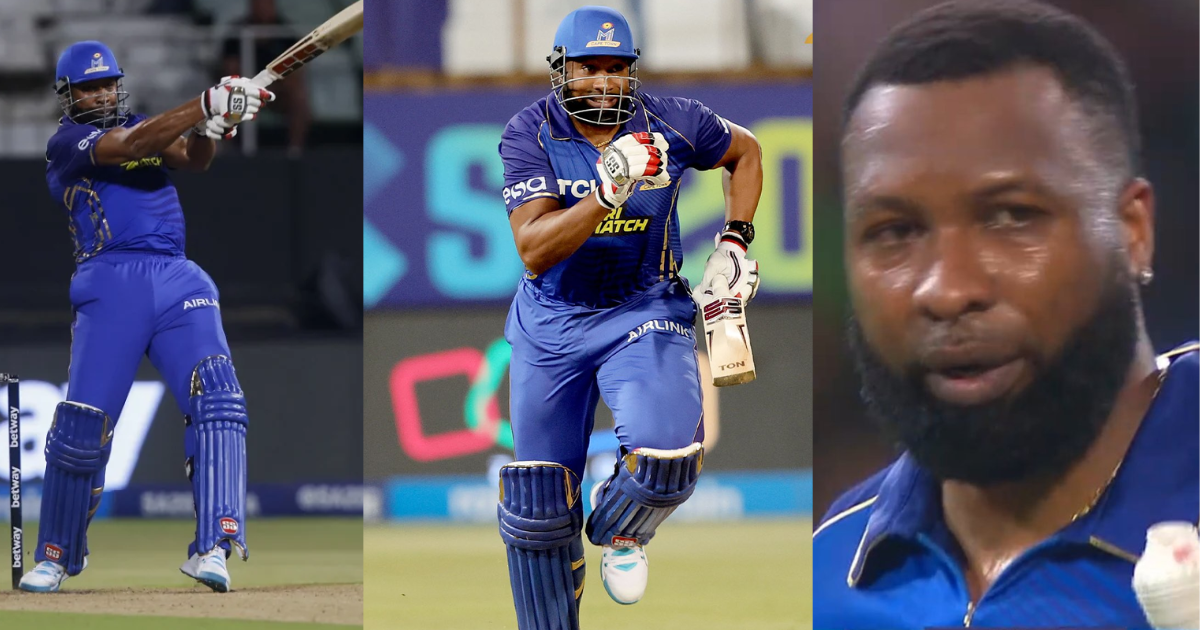 6,6,6,4,4,4..., Kieron Pollard के बल्ले से निकलो रनों की आंधी, 221 के स्ट्राइकरेट से मचाई तबाही