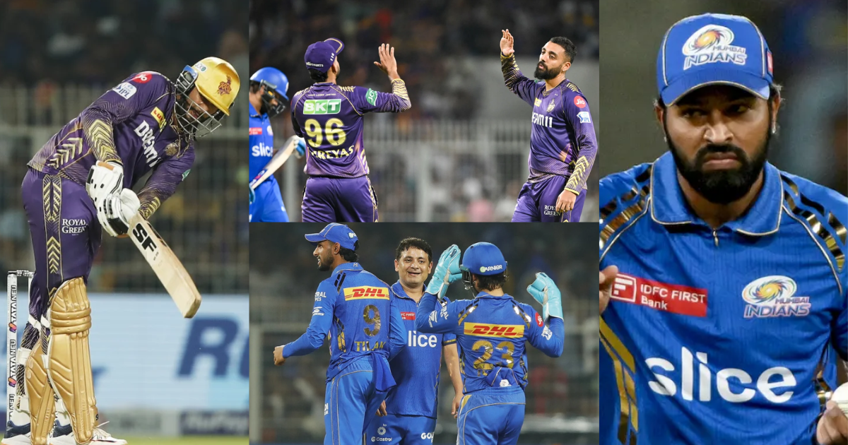 KKR vs MI: रोहित शर्मा की इस गलती के कारण हार्दिक के माथे लगा कलंक, 158 के लक्ष्य में औंधे मुंह गिरा...