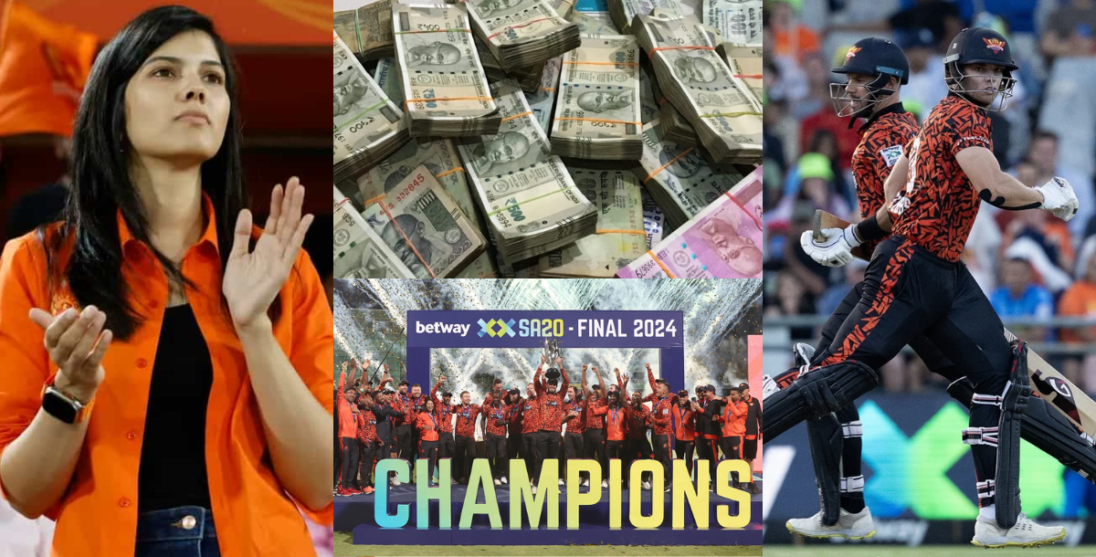 know the prize money of winner srh and runner up team in sa20 tournament