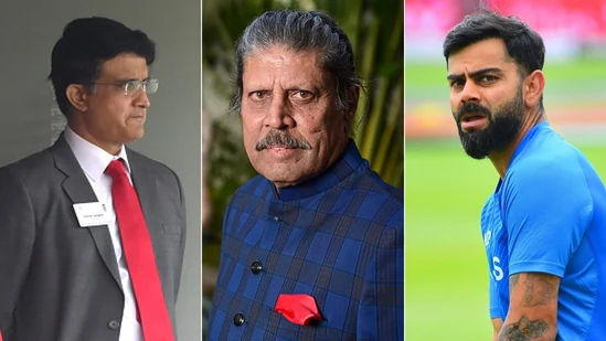 saurav ganguly-kapil dev- virat kohli