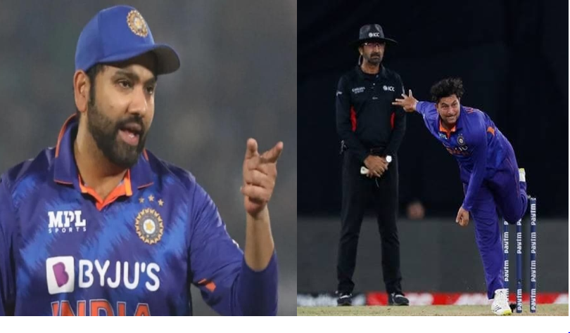 Rohit Sharma scolded Kuldeep Yadav 3rd Match-VIDEO