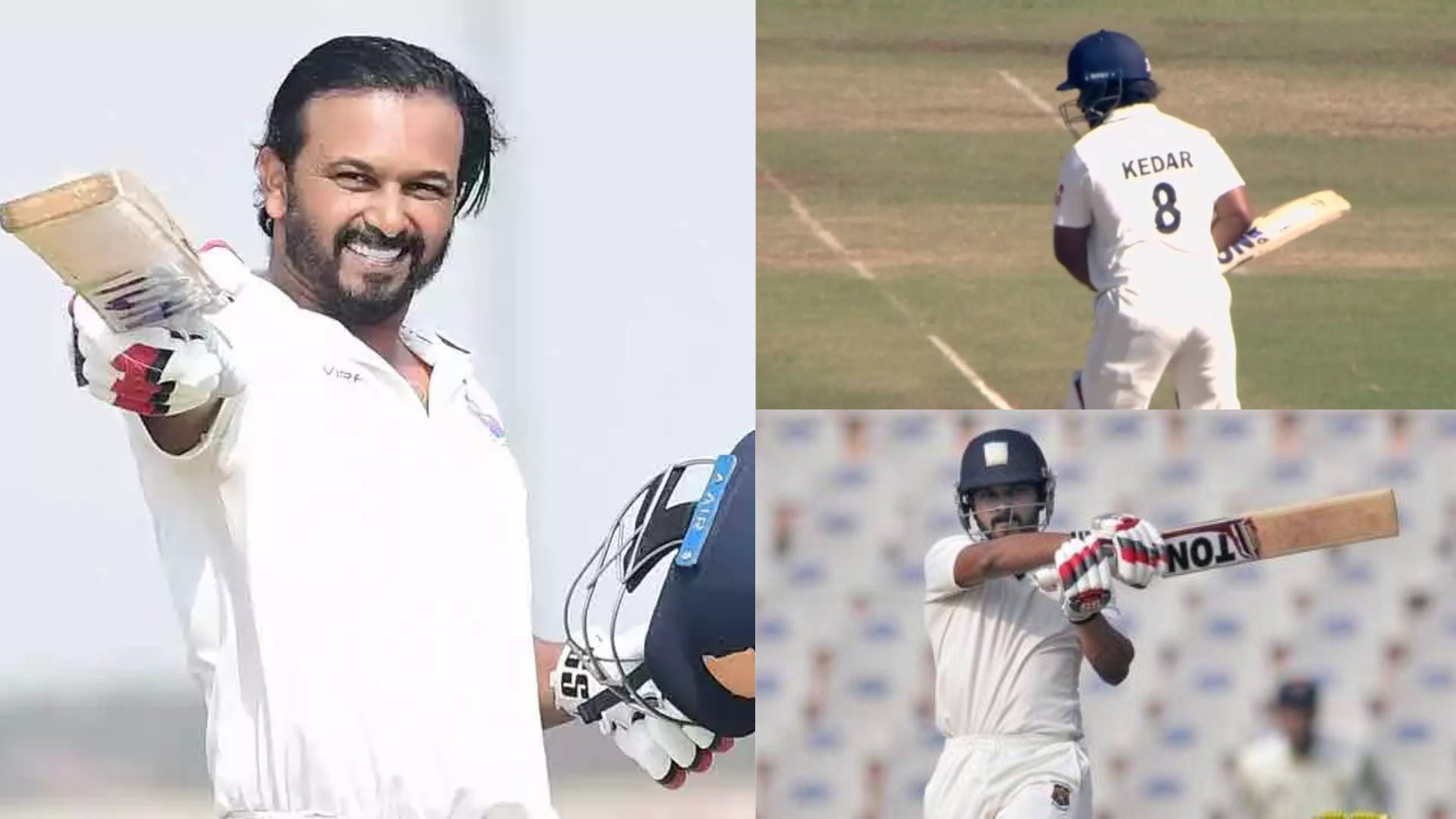 6,6,6,6,6,6,6,6..... Kedar jadhav का तूफानी अंदाज! रणजी में 21 चौके और 12 छक्कों से बनाए 283 रन 