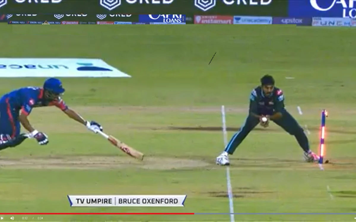 lalit yadav run out against gujarat titans
