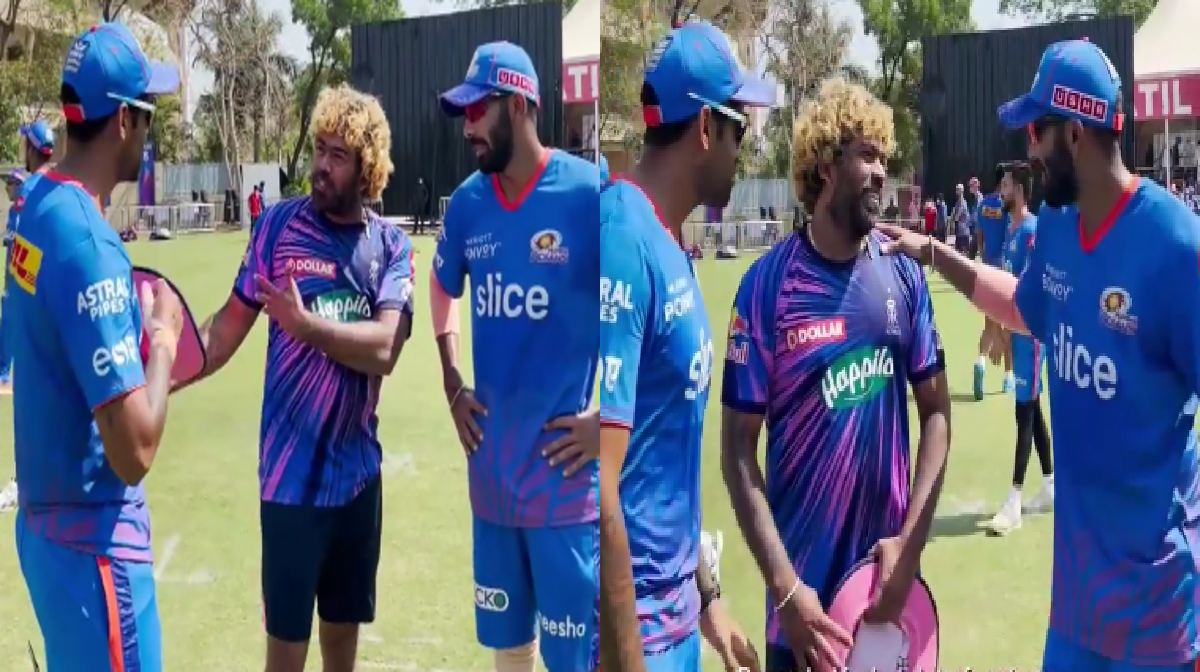 lasith malinga fun With jasprit bumrah suryakumar yadav Video