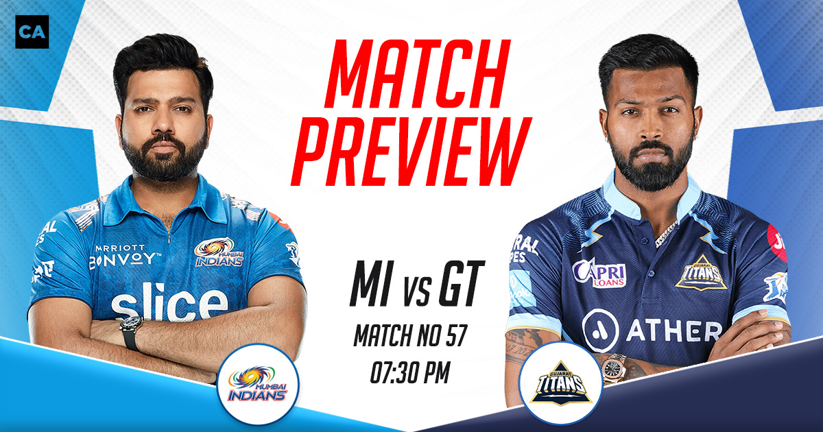 MI vs GT: प्लेऑफ़ की टिकट हासिल करने के लिए गुजरात को रौंद पाएगी मुंबई? जानिए मैच से जुड़ी हर जरूरी जा...
