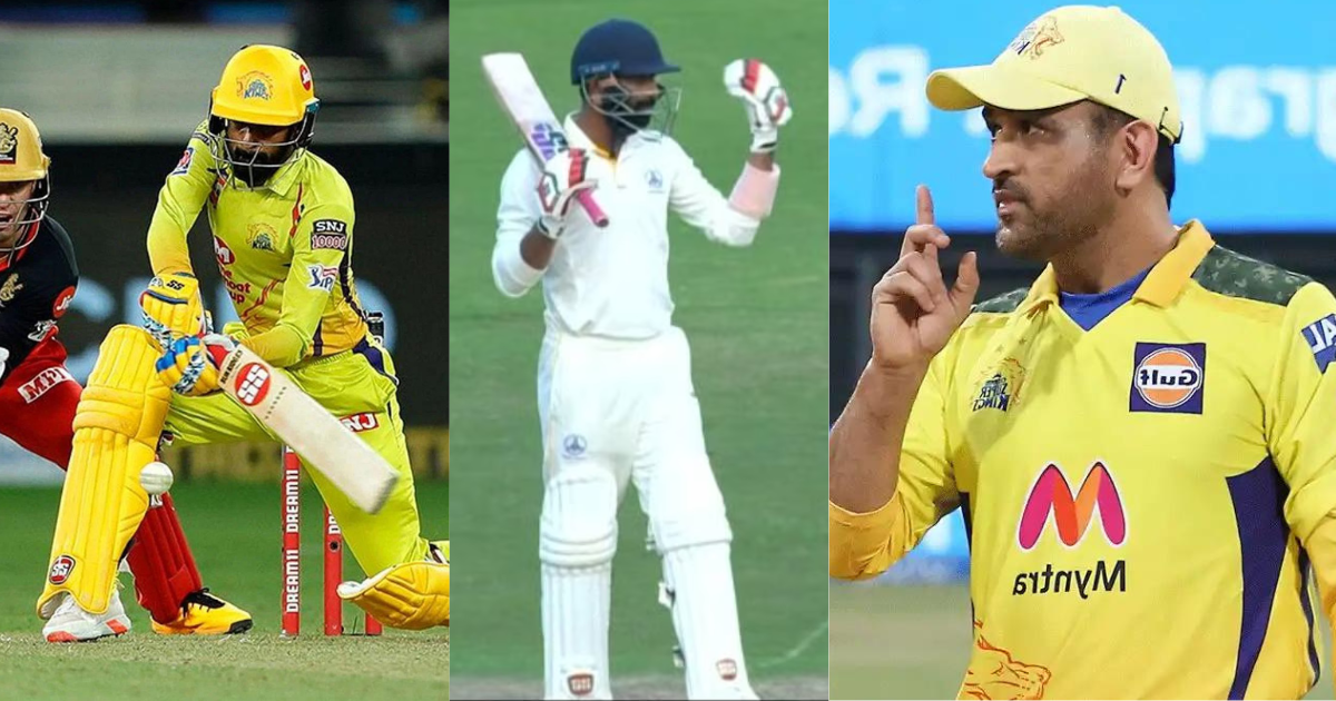 ms-dhoni-and-csk-player-n-jagadeesan-hit-double-century-against-railways-in-ranji-trophy-2024