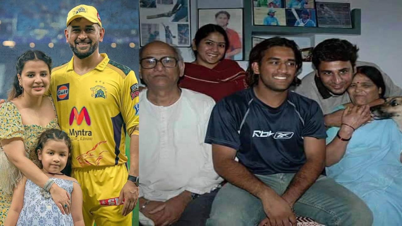 MS Dhoni Family
