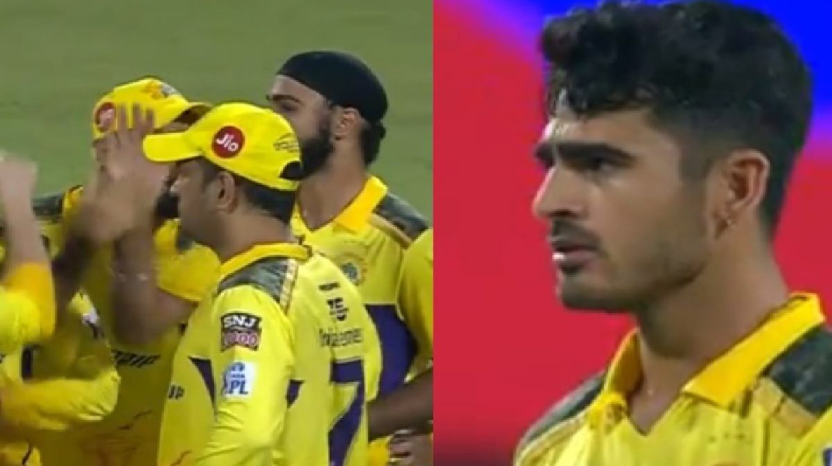 mukesh chaudhary took 2 wickets in one over to change the game for csk