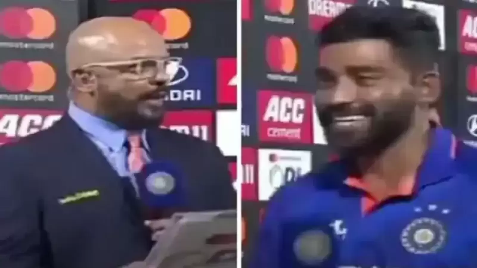 mohammed siraj on murali karthik