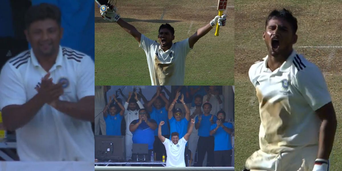 Musheer Khan ने शतक जड़ते ही बड़े भाई सरफराज के आगे झुकाया सिर, दोनों भाइयों की आंखों में आए आंसू, VID...