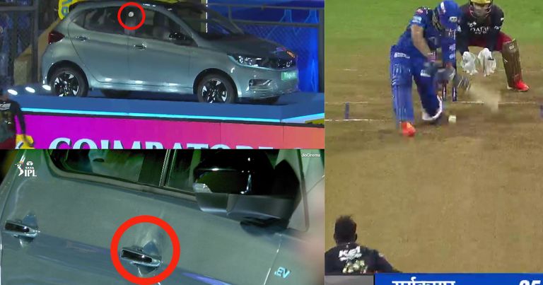 नेहाल वढेरा ने मचाई तोड़फोड़, जड़ा ऐसा SIX कि मैदान में खड़ी नई कार पर पड़ गया डेंट, करवा दिया लाखों...