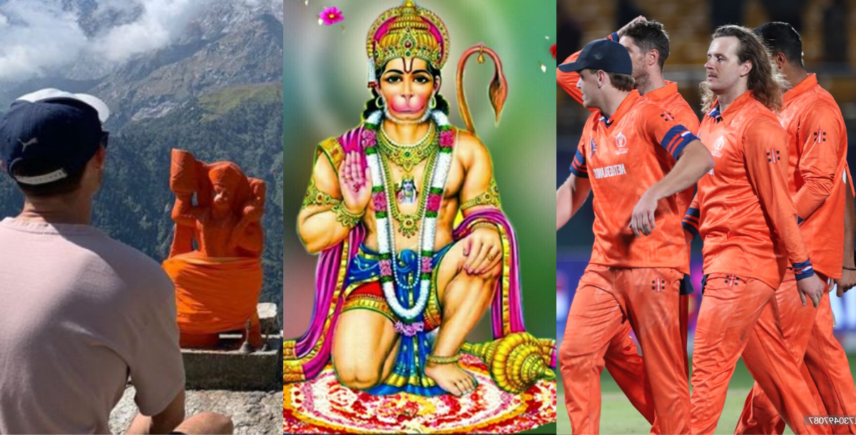 netherlands captain scott edwards is the devotee of lord hanuman