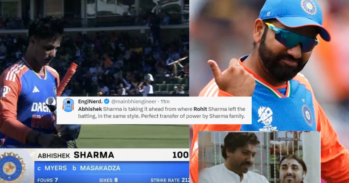 "शर्मा की जगह लेगा शर्मा", Abhishek Sharma ने सिर्फ 46 गेंदों में कूटा शतक, तो फैंस जमकर लुटाया प्या...