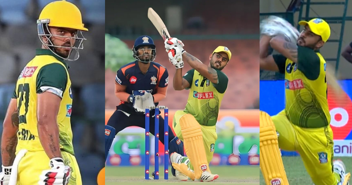 nitish rana hit 64 runs in 14 ball in UP T20 League 2023