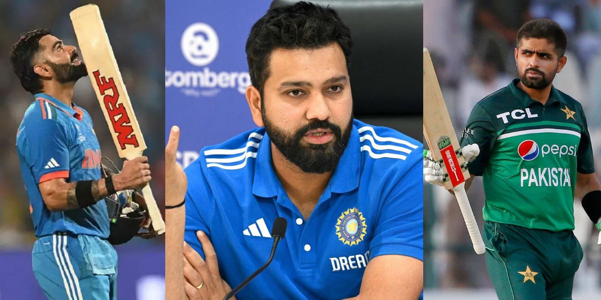 not virat kohli and babar azam rohit-sharma-said-jack-crowley-his-favorite-batsman