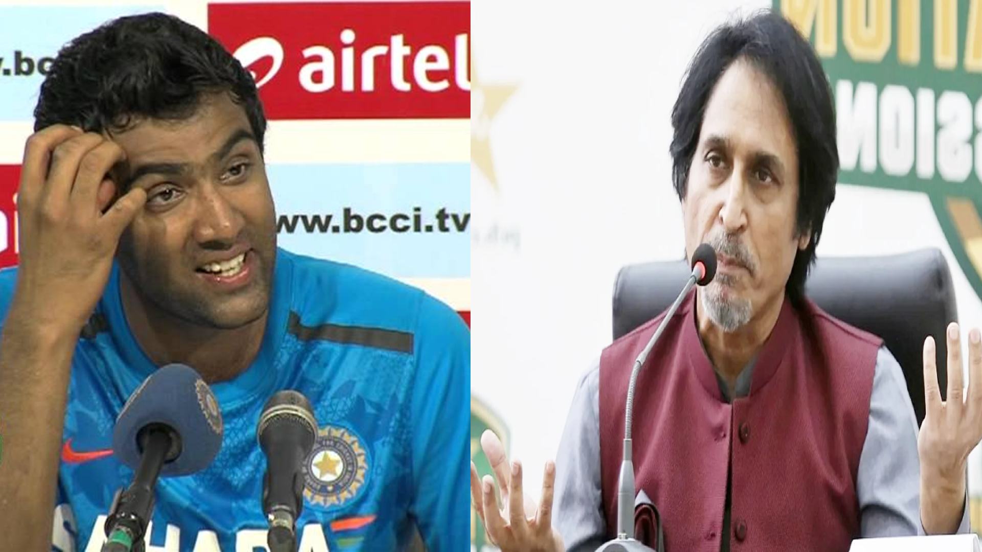 r ashwin on Ramiz Raja