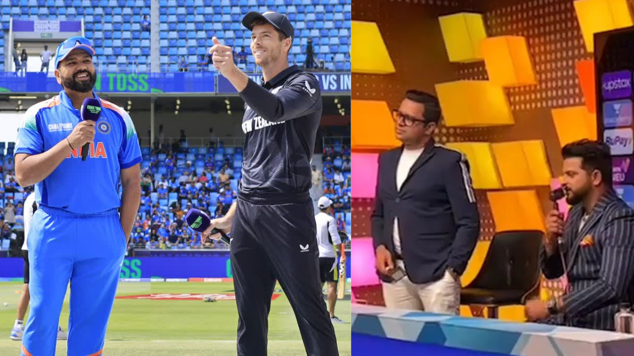 Rohit toss suresh raina.