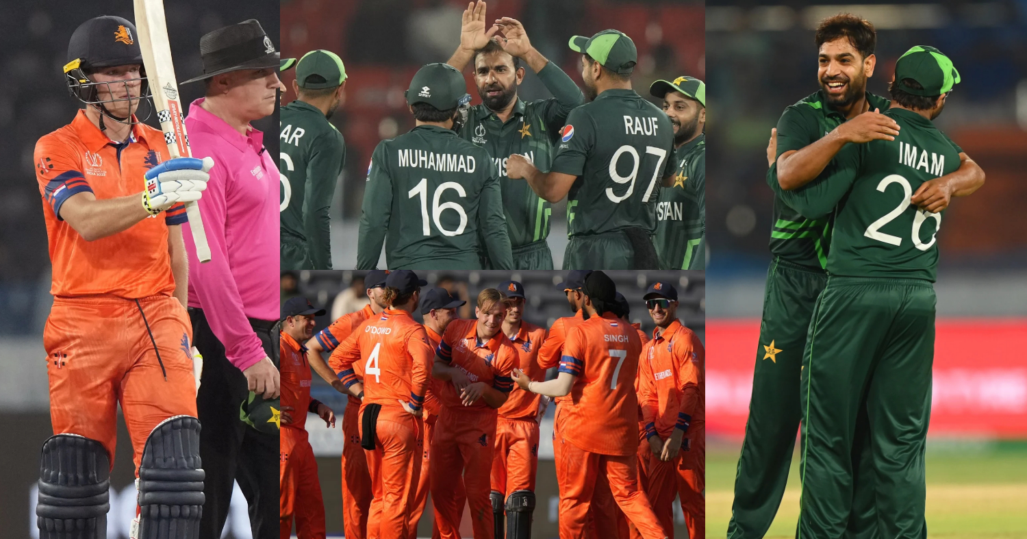 PAK vs NED Highlights: शकील के बल्ले की धार, फिर हारिस की रफ्तार, पाकिस्तान के सामने औंधे मुंह गिरी...