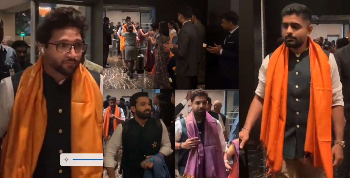 Babar Azam ने पहनी भगवा शॉल, तो शाहीन अफरीदी ने कर दिया मना, हैदराबाद में पाकिस्तान टीम के स्वागत का...