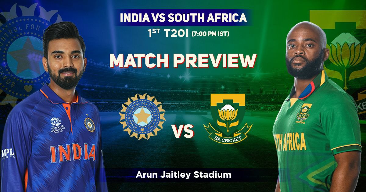 IND vs SA 1st T20 Match Preview, head to head, predicted playing XI, Weather, Pitch report