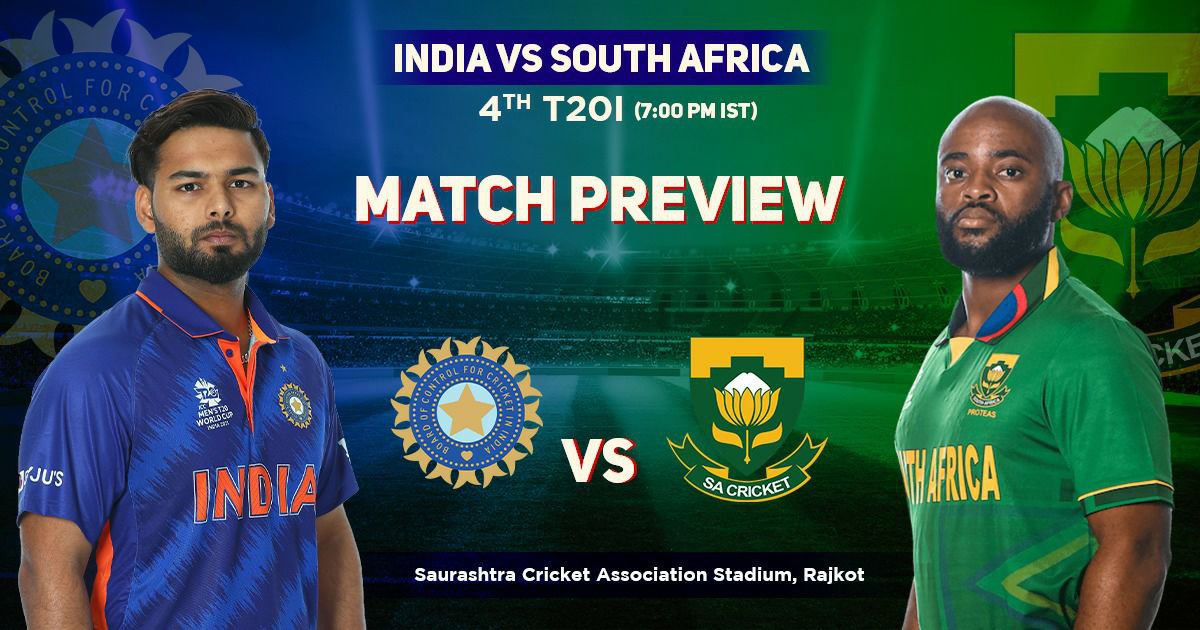 IND vs SA 4th T20 Match Preview, head to head , predicted playing XI, weather, pitch