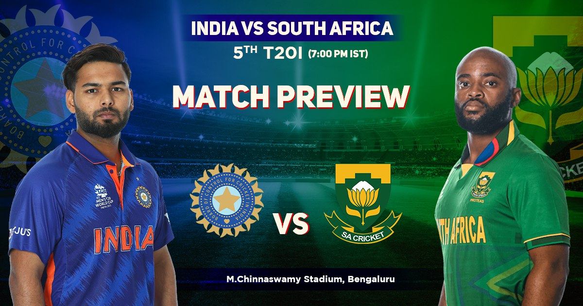 IND vs SA 5th T20 Match Preview, pitch, weather, head to head, Predicted playing XI