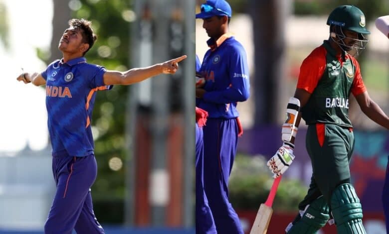 u19 world cup know about-the trent boult of india ravi kumar wreaks havoc bangladesh