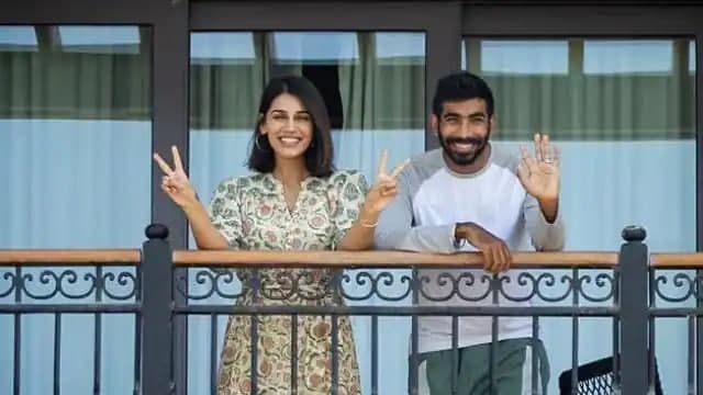 sanjana ganesan react on Jasprit Bumrah 5 wicket haul
