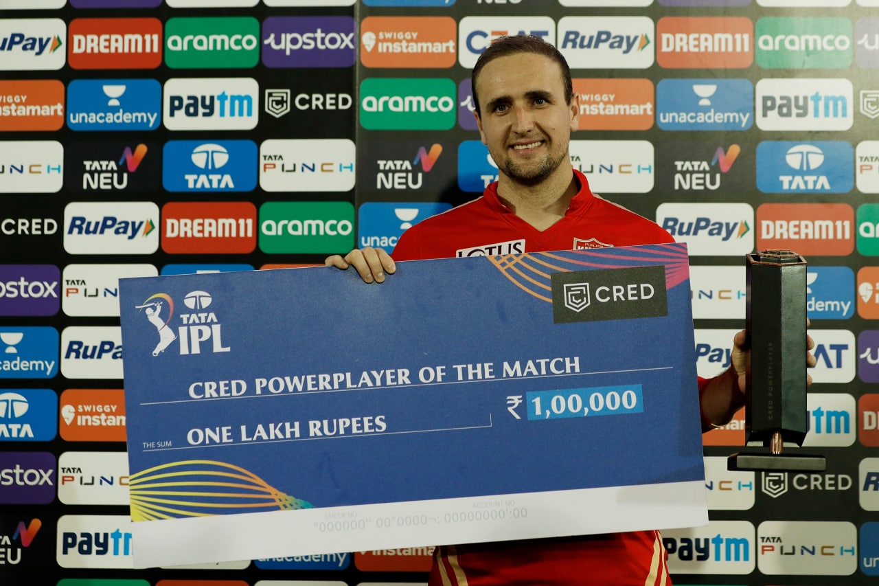 Player of the Match between CSK vs PBKS IPL is Liam Livingstone