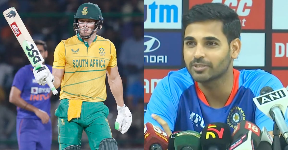 Bhuvneshwar Kumar Said I want south africa to drop david miller 2nd t20 ind vs sa