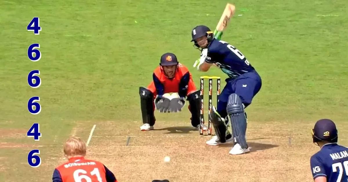 Liam Livingstone 32 runs in one over