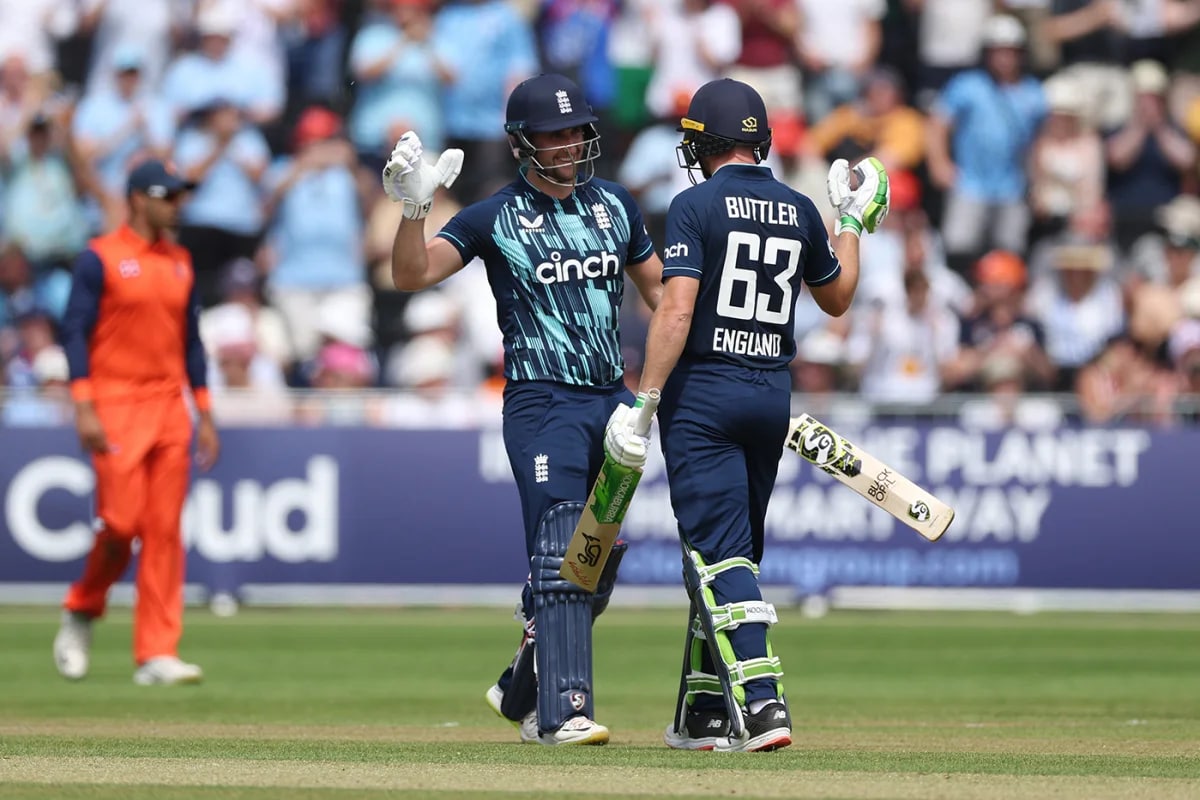 England won by 232 runs against Netherlands