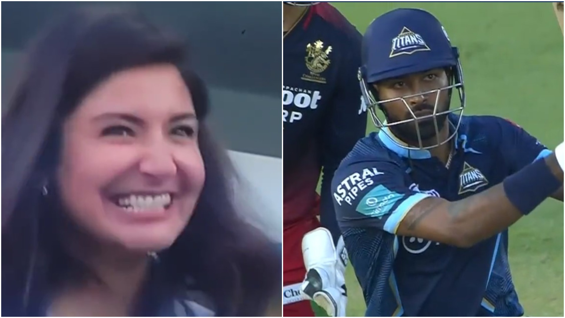 VIDEO: Hardik Pandya को आउट होते देख अपनी खुशी नहीं छिपा पाईं Anushka Sharma, वायरल हुआ रिएक्शन