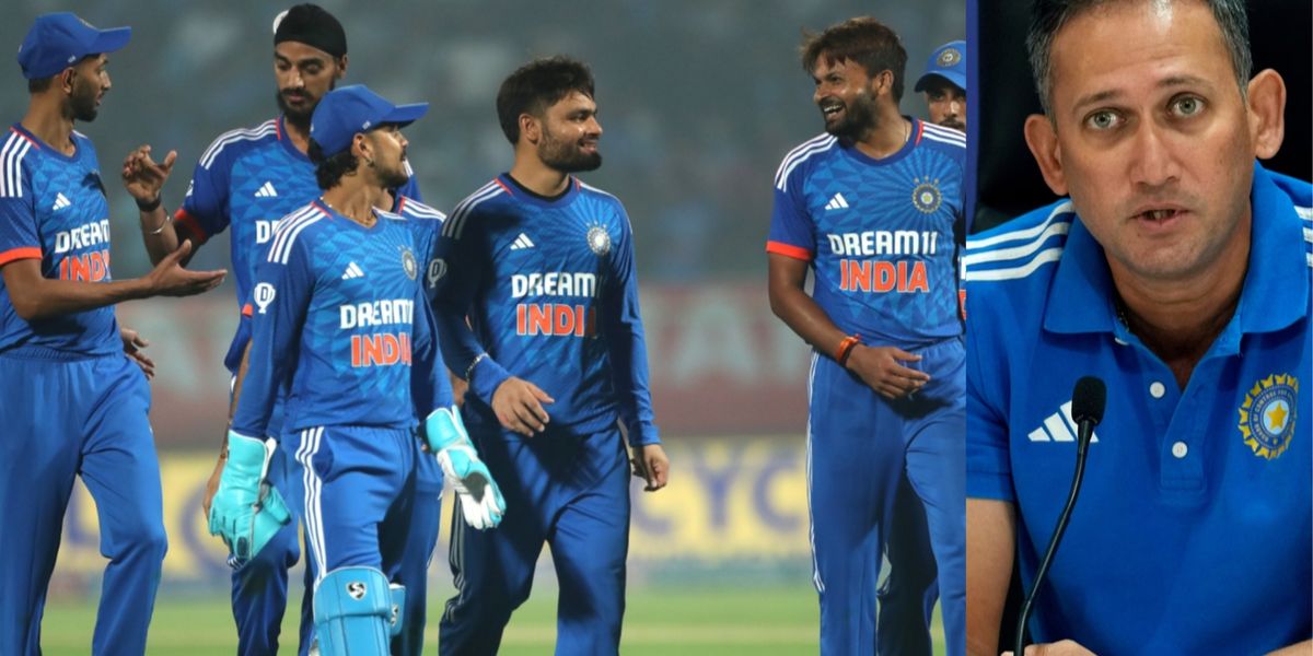 Ajit Agarkar, Suryakumar Yadav, Team India