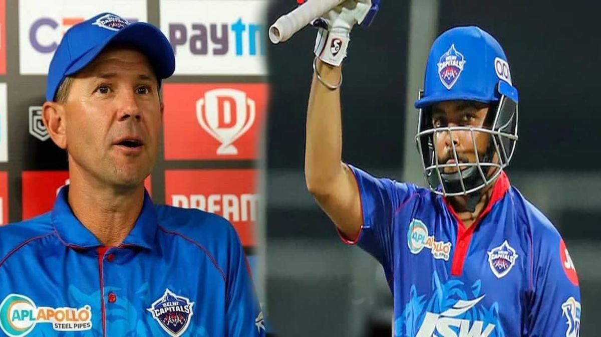 prithvi shaw-ricky ponting