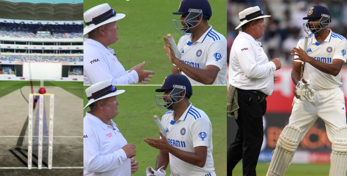 r-ashwin-involved-in-heated-arguement-with-umpire-marais-erasmus in ind vs eng 2nd test video viral