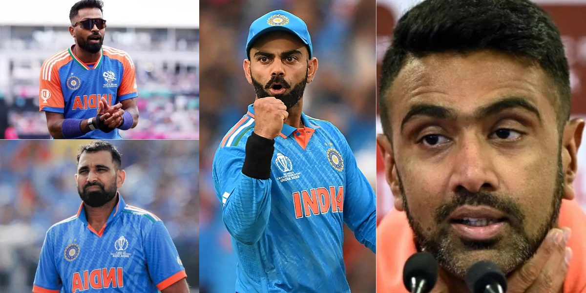 r ashwin picks all time best ipl playing xi hardik pandya and mohammed shami were not given a chance