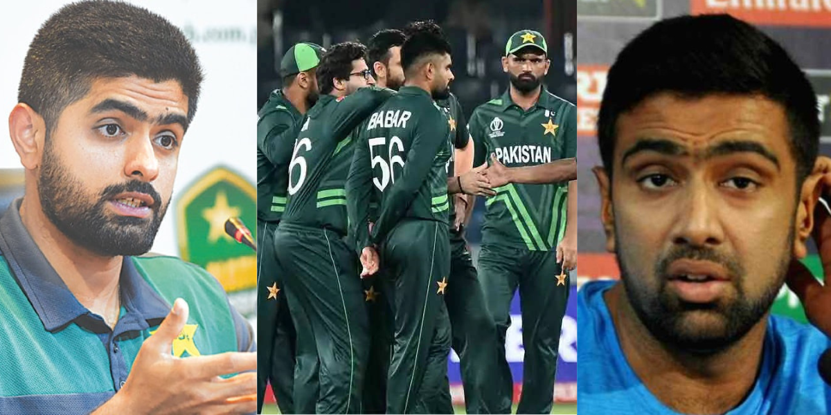 r-ashwin pointed out the pakistan team's shortcomings then Pakistani player Ahmed Shehzad replied hi...