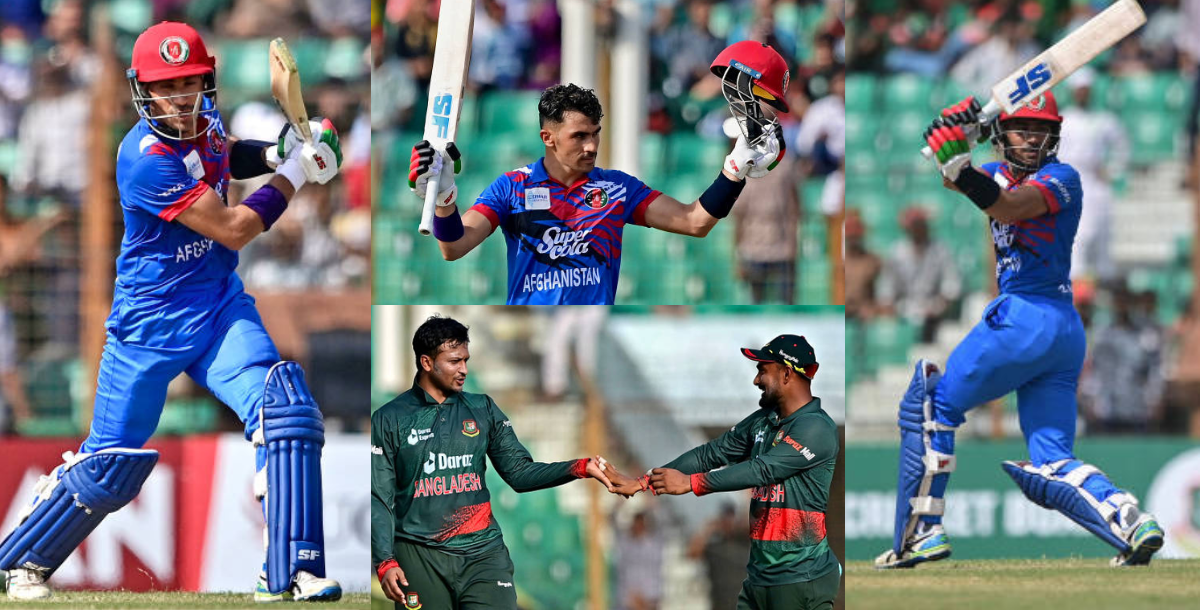 rahmanullah gurbaz hit century in 21 balls against bangladesh