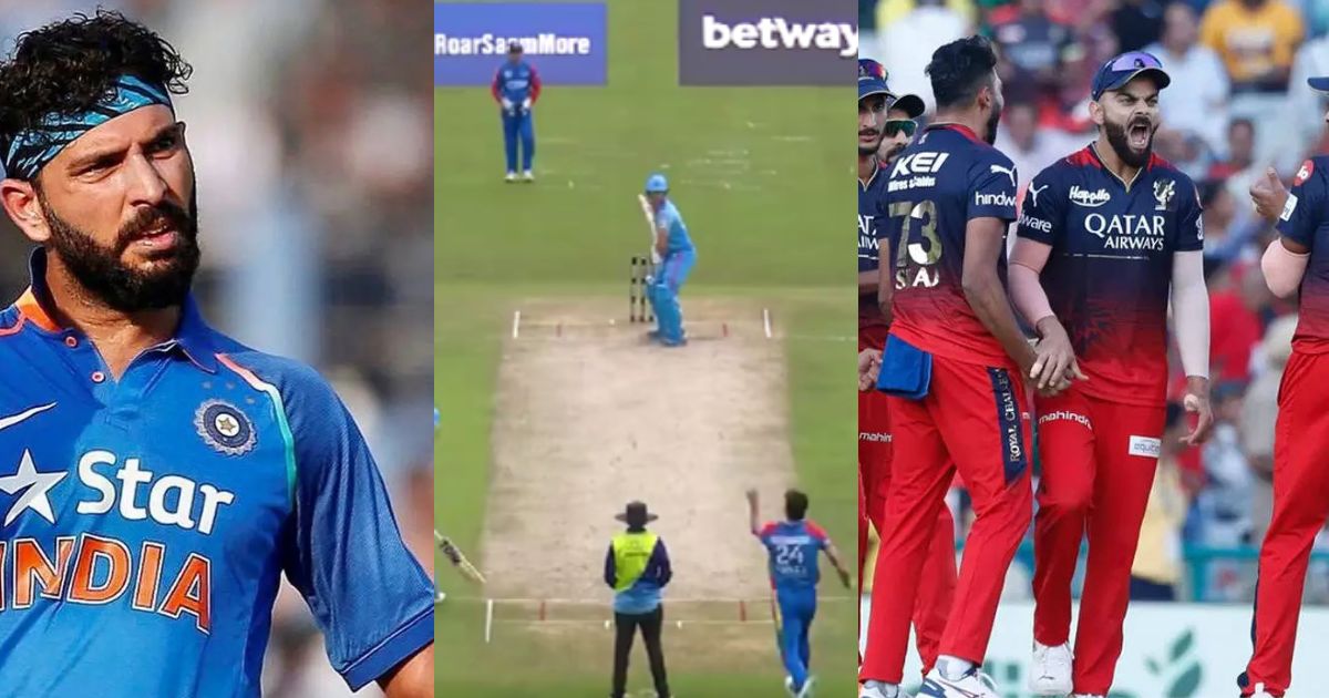 6,6,6,6,6.., RCB के 3 करोड़ी खिलाड़ी ने मचाया हाहाकार, युवराज की तरह चौके-छक्के ठोक इतनी गेंद में जड...