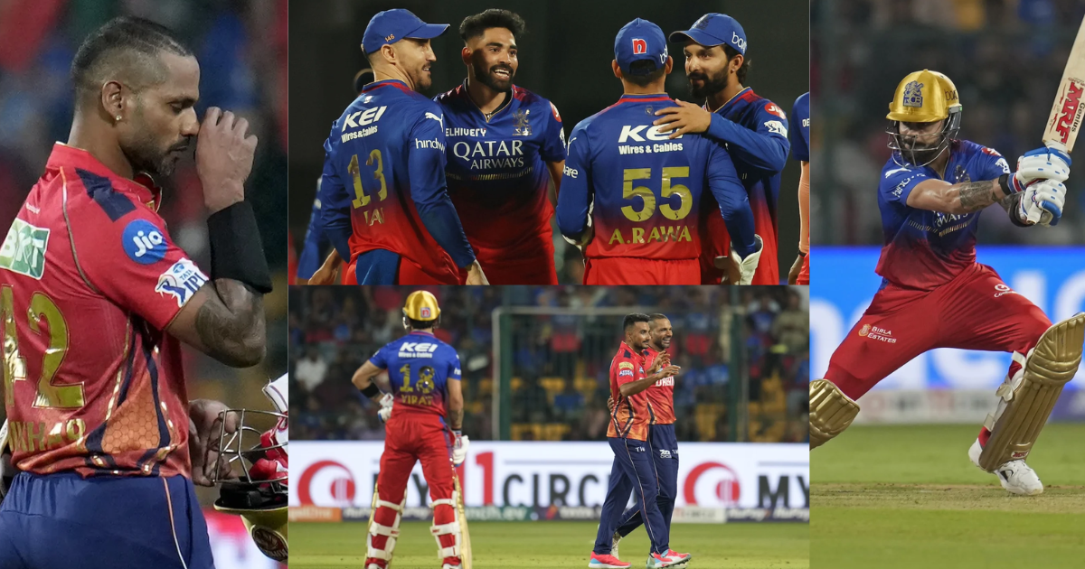 RCB vs PBKS: कार्तिक ने पूरा किया विराट का आधा काम, शिखर की 1 गलती का पंजाब ने भुगता अंजाम, 4 विकेटो...