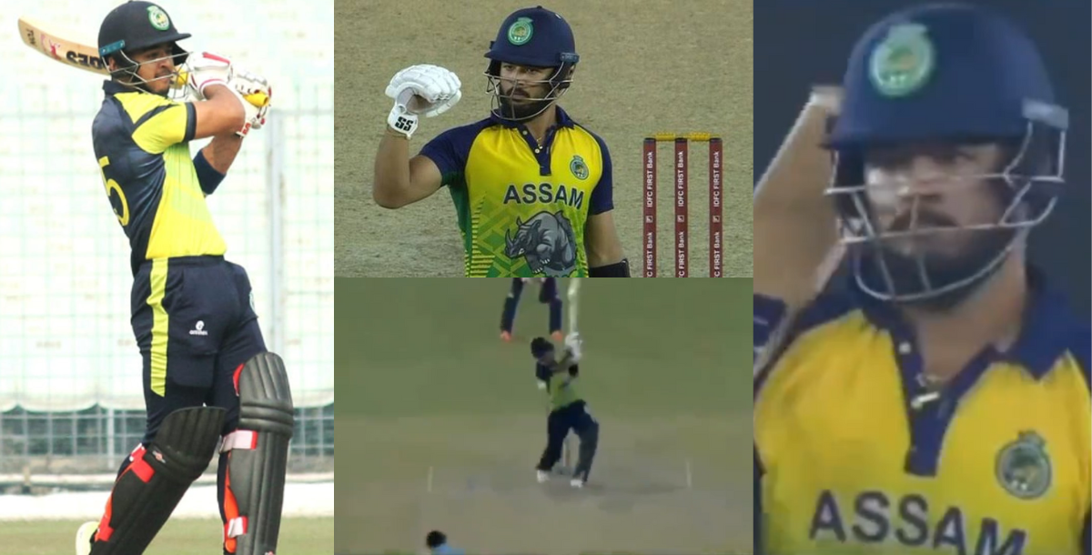 riyan parag hit fifty at just 31 balls against Bengal in syed mushtaq ali trophy 2023