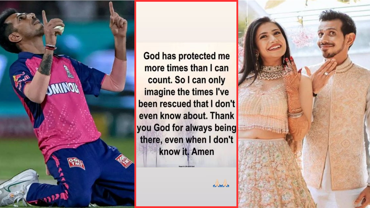 Yuzvendra Chahal shares cryptic post amid rumours with Dhanashree Verma ‘God has protected me (1)