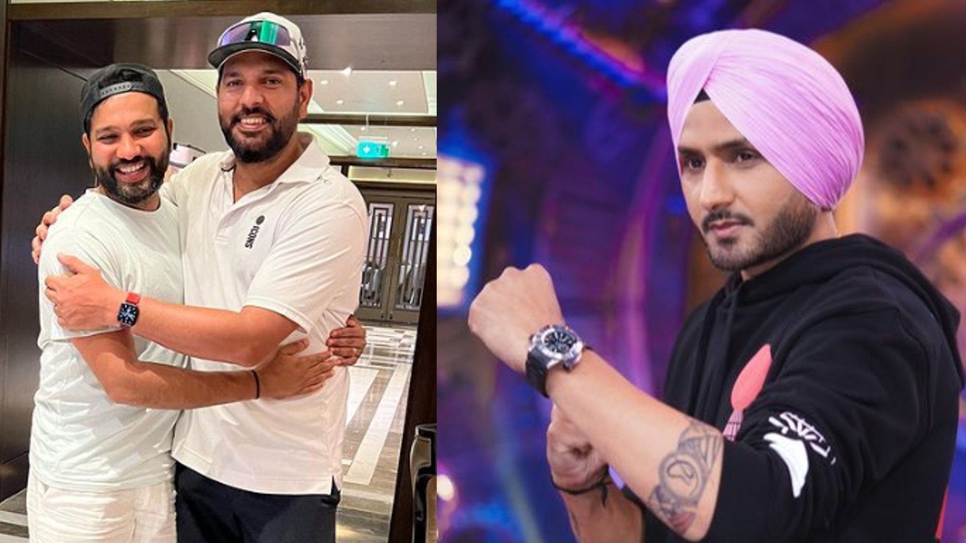 रोहित ने शेयर की युवराज सिंह के साथ खूबसूरत तस्वीर, तो भज्जी के कमेंट ने लूट ली महफिल